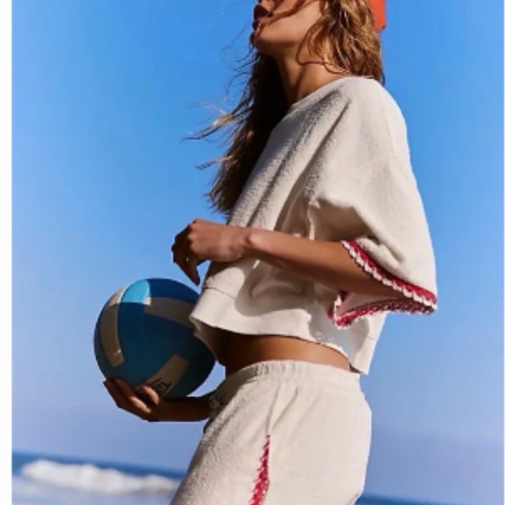 Free People Bodhi Ivory Terry Lounge Set